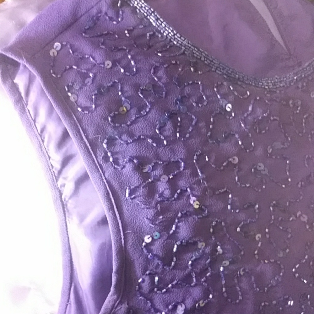Purple Sequined Top - Picture 2 of 5